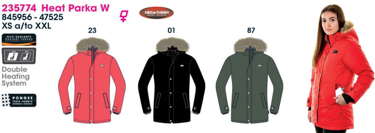 Anorak Calefactable JOLUVI HEAT PARKA W - Imagen 3