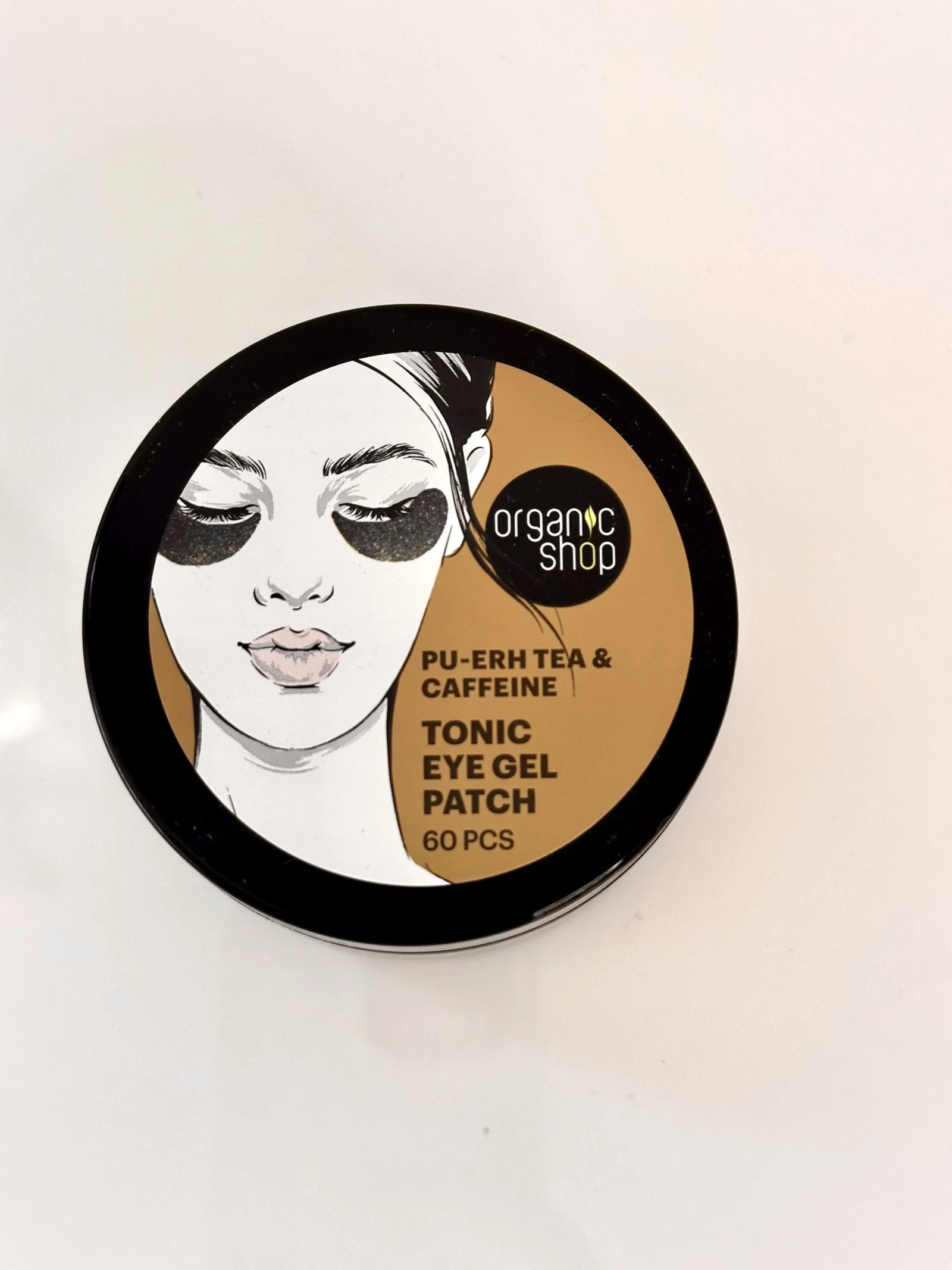 Parches gel tonificante con cafeina
