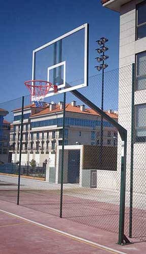 Canastas Baloncesto Monotubular Fijas