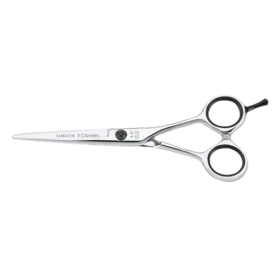 TIJERA PELUQUERO AZABACHE RF.12791 5,5 3 CLAVELES