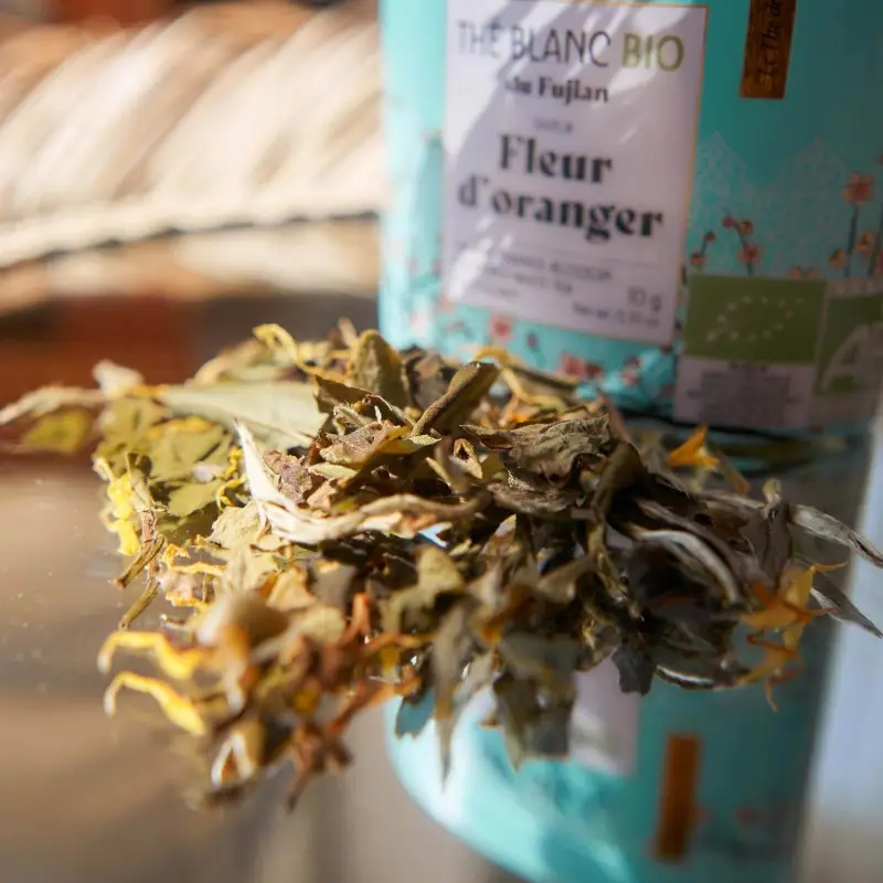 Flor De Azahar – Té blanco bio 40 gr. - Imagen 3