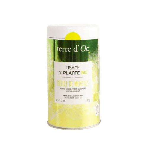 3 Mentas (Chocolate, Jengibre Y Limón) – Tisana bio 40 gr.