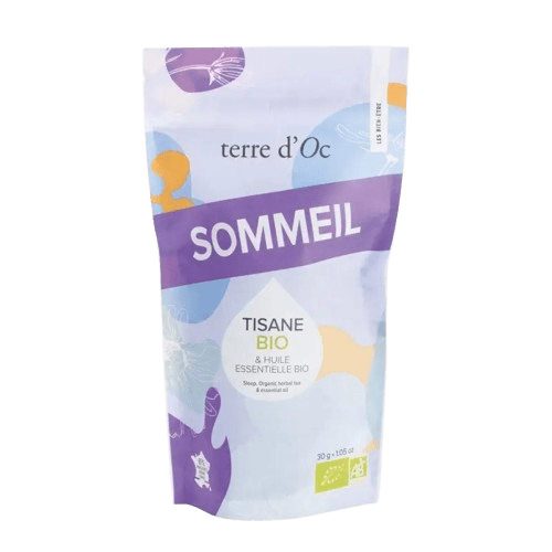 Dormir – Tisana bio con aceites esenciales 30 gr.